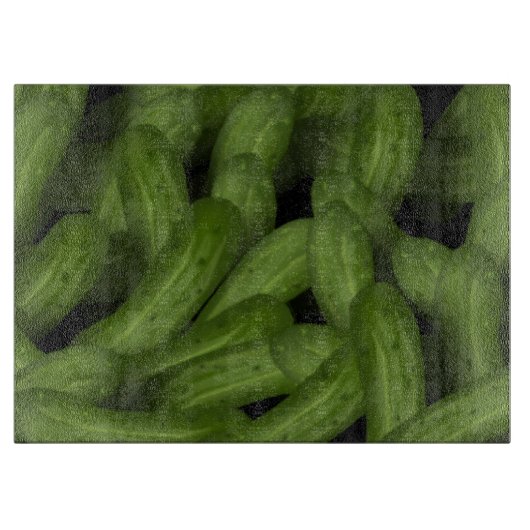 Sneetjes glazen snijplank (Voorkant)