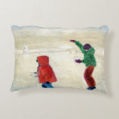 Sneeuw! 2014 accent kussen (Achterkant)