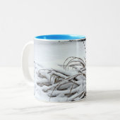 Sneeuw 2 tweekleurige koffiemok (Voorkant links)