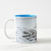 Sneeuw 2 tweekleurige koffiemok (Links)