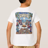 Sneeuw aan de kust t-shirt (Achterkant)