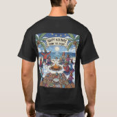 Sneeuw aan de kust t-shirt (Achterkant)