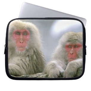Sneeuw aap koppel, Japanse makaak, Laptop Sleeve
