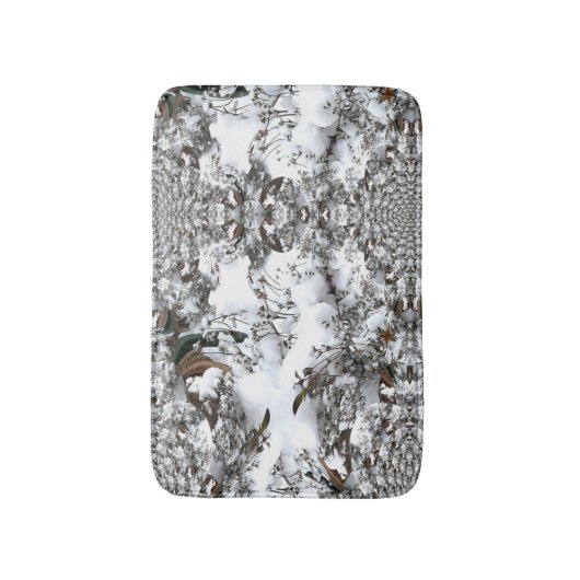 Sneeuw Abstract Badmat (Voorkant Verticaal)