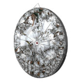 Sneeuw Abstract Dartbord (Voorkant Rechts)