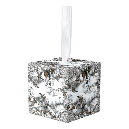 Sneeuw Abstract Decoratie (Voorkant hoekig)