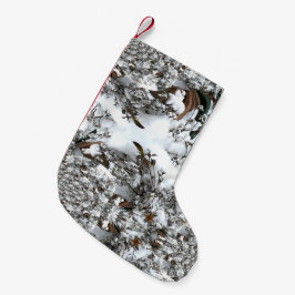 Sneeuw Abstract Kleine Kerstsok