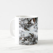 Sneeuw Abstract Koffiemok (Voorkant links)