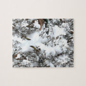 Sneeuw Abstract Legpuzzel (Horizontaal)