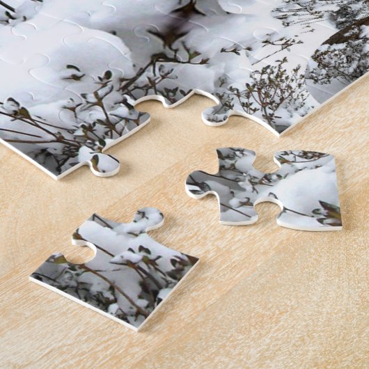 Sneeuw Abstract Legpuzzel (Zijkant)