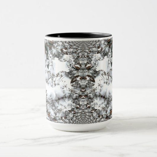Sneeuw Abstract Mok (Midden)