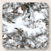 Sneeuw Abstract Onderzetter (Voorkant)