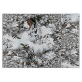 Sneeuw Abstract Snijplank (Voorkant)