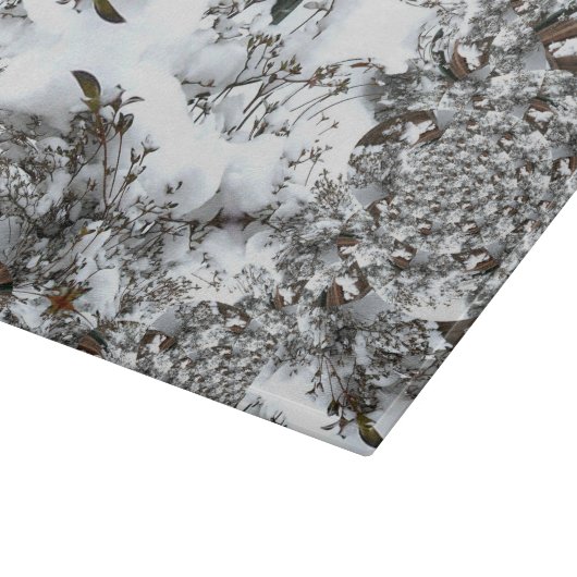 Sneeuw Abstract Snijplank (Hoek)