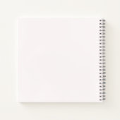Sneeuw Achtergrond Notitieboek (Achterkant)