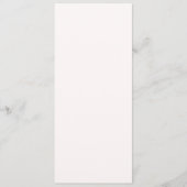 Sneeuw Achtergrond Programmakaart (Voorkant)