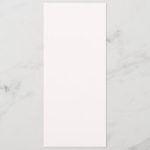 Sneeuw Achtergrond Programmakaart (Achterkant)