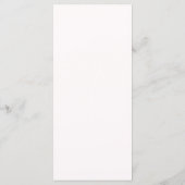 Sneeuw Achtergrond Programmakaart (Achterkant)