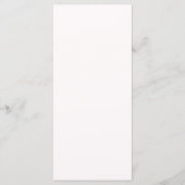 Sneeuw Achtergrond Programmakaart (Voorkant)