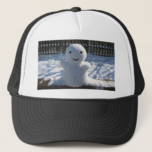Sneeuw Alien Trucker Pet (Voorkant)