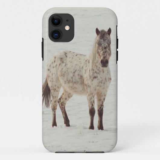 Sneeuw Appaloosa-telefoondraagtas Case-Mate iPhone Case (Achterkant)