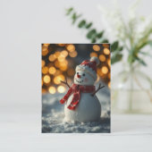 Sneeuw Baby Collectie Kerst Kaarten (Staand voorkant)