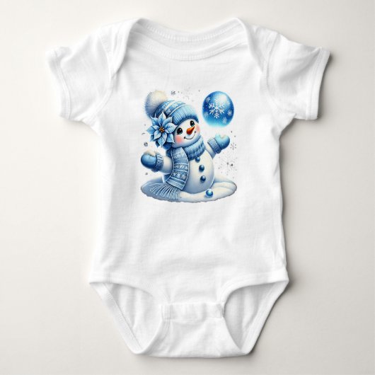 Sneeuw Baby Romper (Voorkant)