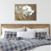 Sneeuw bedekt de Rocky Mountains in de Verenigde S Canvas Afdruk (Insitu (Slaapkamer))