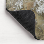 Sneeuw bedekt de Rocky Mountains in de Verenigde S Muismat (Hoek)