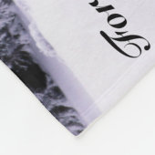 Sneeuw bedekt fleece deken (Hoek)