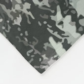 Sneeuw bedekt met pijnbomen fleece deken (Hoek)