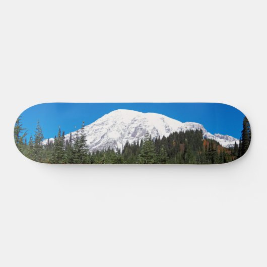 Sneeuw bedekt Mount Rainier landschap Persoonlijk Skateboard (Horizontaal)