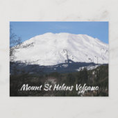 Sneeuw bedekt Mount St Helens Travel Briefkaart (Voorkant)