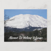 Sneeuw bedekt Mount St Helens Travel Briefkaart (Voorkant)