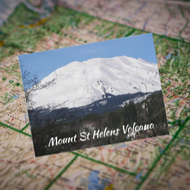 Sneeuw bedekt Mount St Helens Travel Briefkaart