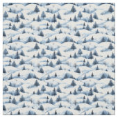 Sneeuw bedekt winterlandschap stof (Swatch)