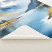 Sneeuw bedekte bergen en een meer sherpa deken (3/4)