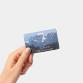 Sneeuw bedekte bergen van Lone Pine Badge (Handheld)