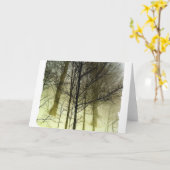 Sneeuw bedekte bomen kaart (Gele Bloem)