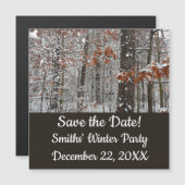 sneeuw bedekte eikenbomen WinterNatuur fotografie (Voorkant / Achterkant)