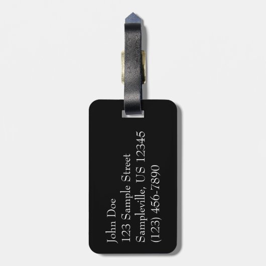 sneeuw bedekte eikenbomen WinterNatuur fotografie Bagagelabel (Achterkant verticaal)