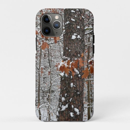 sneeuw bedekte eikenbomen WinterNatuur fotografie Case-Mate iPhone Case (Achterkant)