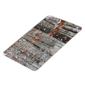 sneeuw bedekte eikenbomen WinterNatuur fotografie Magneet (Linkerzijde)