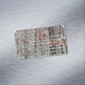 sneeuw bedekte eikenbomen WinterNatuur fotografie Magnetisch Visitekaartje (Voorbeeld)