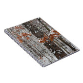 sneeuw bedekte eikenbomen WinterNatuur fotografie Notitieboek (Rechterzijde)