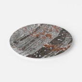 sneeuw bedekte eikenbomen WinterNatuur fotografie Papieren Bordje (Gekanteld)