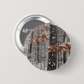 sneeuw bedekte eikenbomen WinterNatuur fotografie Ronde Button 5,7 Cm (Voorkant /achterkant)