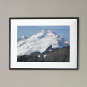 Sneeuw bedekte Mount Baker Fotografisch Poster