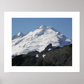 Sneeuw bedekte Mount Baker Fotografisch Poster (Voorkant)