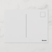 Sneeuw-bedekte Waterverf Landschap van New York Briefkaart (Achterkant)